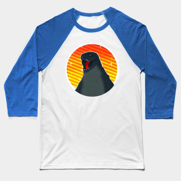 Godzilla t-shirt Baseball T-Shirt by Funnysart